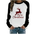 thumbnail image 1 of Ichuanyi Womens Fall Tops, Christmas Fashion Women's Casual Long Sleeve Printed Ladies Sweatshirts Tops, 1 of 5
