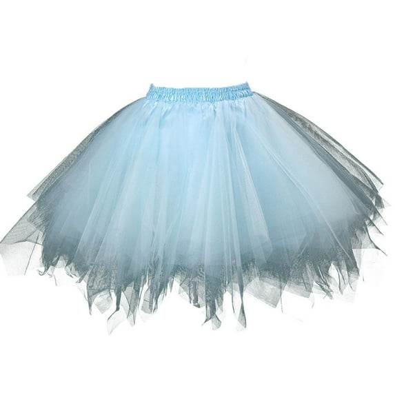 Ichuanyi Womens High Quality Pleated Gauze Short Skirt Adult Tutu Dancing Skirt
