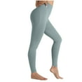 thumbnail image 1 of Ichuanyi Womens Pants , Sexy Solid Color Imitation Denim Leggings Elastic Slim Breathable Capris, 1 of 8