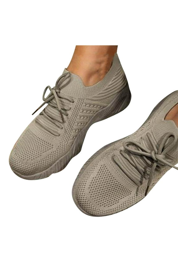 Ichuanyi Womens Shoes Summer Plus Size Fashion Casual Mesh Breathable Women's Sports Shoes