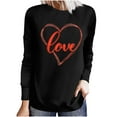 thumbnail image 1 of Ichuanyi Womens Sweatshirts Winter Fall Women Plus Size Printed Pullover Long Sleeve Sweatshirt Top, 1 of 4