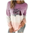 thumbnail image 1 of Ichuanyi Womens Sweatshirts Winter Fall Women Plus Size Tie-Dye Printed Gradient Pullover Long Sleeve Sweatshirt Top, 1 of 4