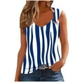 thumbnail image 1 of Ichuanyi Womens Tank Tops Summer Print Camisole T-Shirts Crew Neck Loose Fit Cami Shirts Sleeveless Tank, 1 of 4
