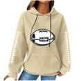 thumbnail image 1 of Ichuanyi Womens Tops, Fall and Winter Autumn Winter Ladies Long-Sleeved Pullover Print Round Neck Hooded Sweatshirt, 1 of 3