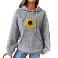 thumbnail image 1 of Ichuanyi Womens Tops, Fall and Winter Autumn Winter Ladies Long-Sleeved Pullover Print Round Neck Hooded Sweatshirt, 1 of 3