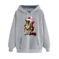 thumbnail image 1 of Ichuanyi Womens Tops,Fall and Winter Women's Hoodie Printing Loose Casual Fashion Long Sleeve Graphic Sweatshirt Tops, 1 of 4