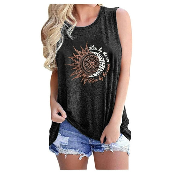 Ichuanyi Womens Tops Fashion Women Summer Casual O-Neck Print Short Sleeves T-Shirt Blouse Tops