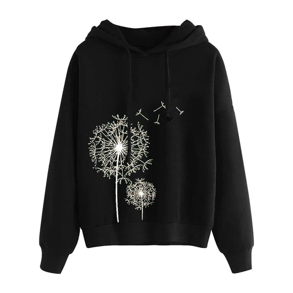 Ichuanyi Womens Tops Long Sleeve Winter Fall Women's Autumn Winter Hoodie Sweatshirt Pullover Tops Long Sleeved Comfortable Christmas/New Year/ 2023