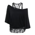 thumbnail image 1 of Ichuanyi Womens Tops, Summer Clearance Women Plus Size Lace Loose Casual Long Sleeve Tops Blouse Shirt, 1 of 4
