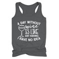 thumbnail image 1 of Ichuanyi Womens Tops, Summer Women's Drinking Tank Tops Adult Girls Summer Beach Funny Graphic Racerback Tanks Vest Sayings Blouse, 1 of 7