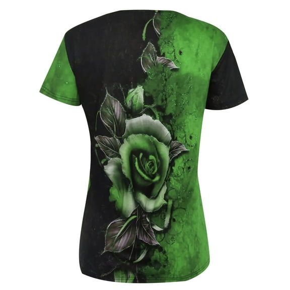 Ichuanyi Womens Tops, Summer Fashion Women Printing O-Neck T-Shirt Short Sleeve Casual Tee Tops Blouse