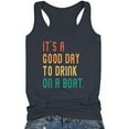 thumbnail image 1 of Ichuanyi Womens Tops Women's Drinking Tank Tops Adult Girls Summer Beach Funny Graphic Racerback Tanks Vest Sayings Blouse, 1 of 6