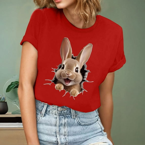 Ichuanyi Womens Vintage Flowers Crew Neck Shirt Graphic Tee Casual Graphic Tees Tops