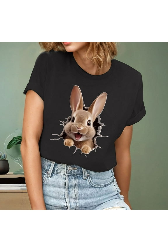 Ichuanyi Womens Vintage Flowers Crew Neck Shirt Graphic Tee Casual Graphic Tees Tops