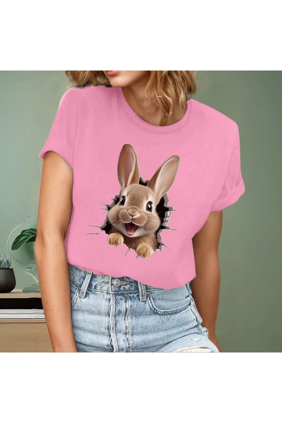 Ichuanyi Womens Vintage Flowers Crew Neck Shirt Graphic Tee Casual Graphic Tees Tops