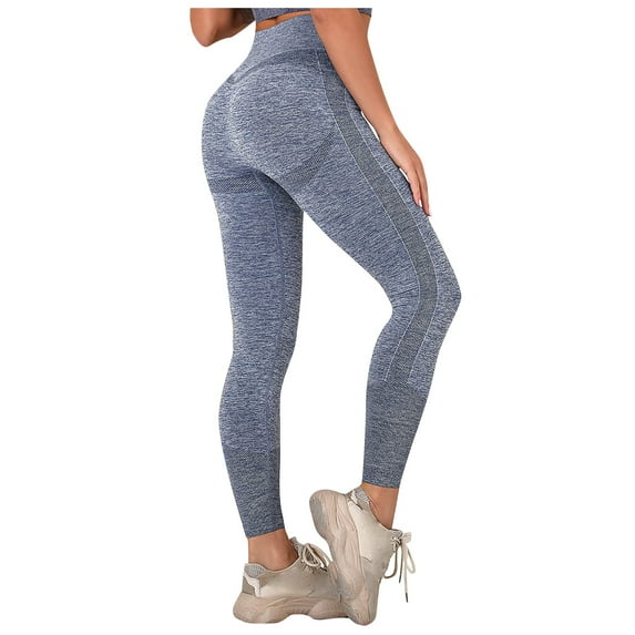 Ichuanyi Womens Yoga Pants, Women's Pure Color Hip-lifting Sports Fitness Running High-waist Yoga Pants