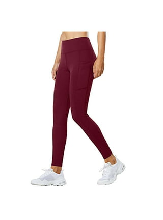 Fleece Lined Sport Pants for Women with Pockets, Winter Workout Running  Thick Yoga Pants Warm Joggers, Black 