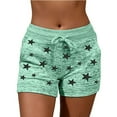 thumbnail image 1 of IchuanyiWomens Casual Shorts Drawstring Elastic Waist Summer Shorts Comfy Pocketed Solid Pants, 1 of 3