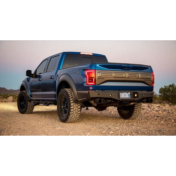 Ici (Innovative Creations) Al Rbm17fdn Alumilite Rear Bumper Fits 17 23 Fits/For Fits select: 2017-2023 FORD F150 RAPTOR