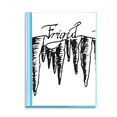 thumbnail image 1 of Icicle Hand Painted Illustration Pattern Book Sheet Protectors Portfolio Binder Folder, 1 of 3