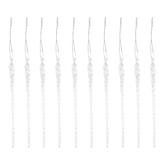CIMAXIC Icicle Pendant Transparent Acrylic Xmas Decor Lightweight