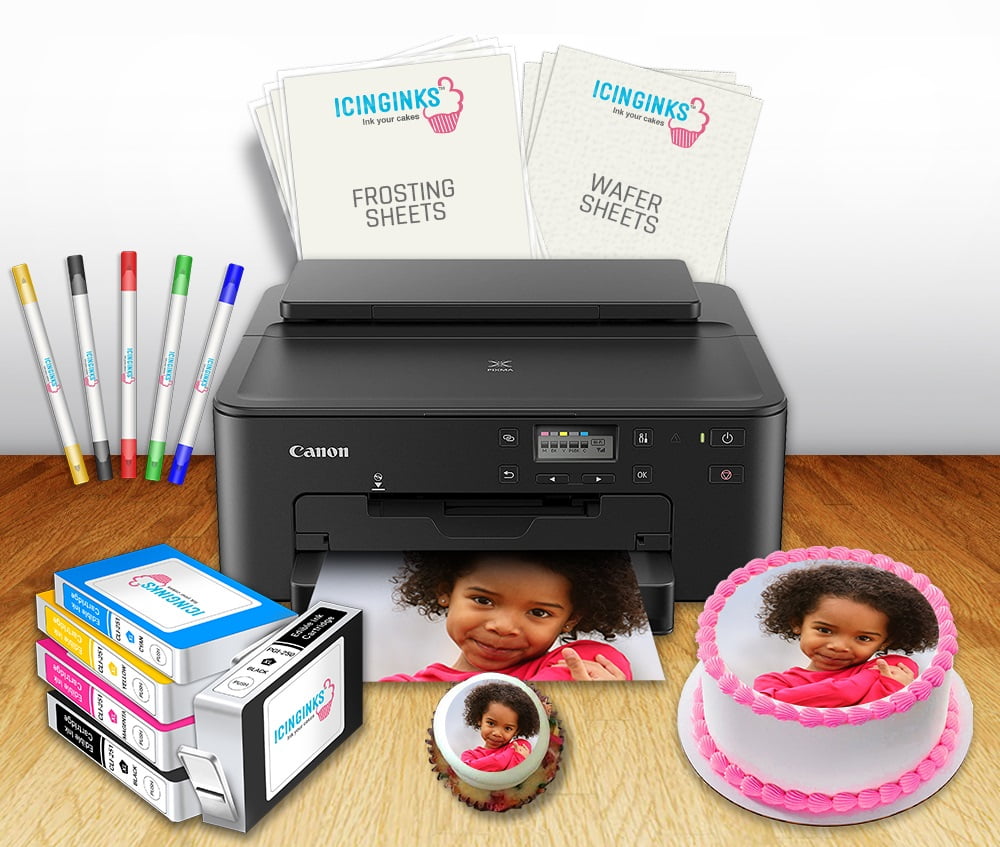 Icinginks Wireless Edible Photo Printer Art Package with Edible