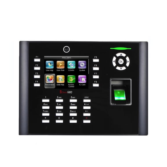 Iclock680 TCP/IP USB Fingerprint Time Attendance Access Control Webserver Door Access Control System With Camera - Efficient Management