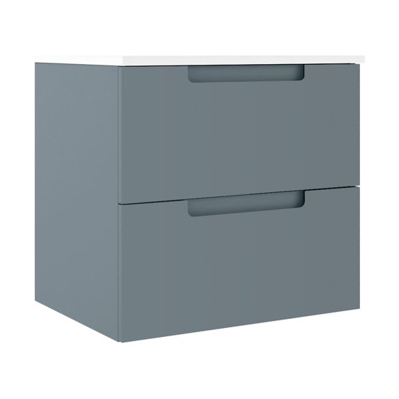 Ico Bath Bc1001 Coda 24" Single Wall Mounted Vanity Cabinet - Blue