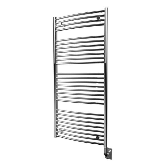 Ico Bath E205 Tuzio Blenheim 23-1/2"W X 51"H Electric Plug-In Steel Towel Warmer - Chrome