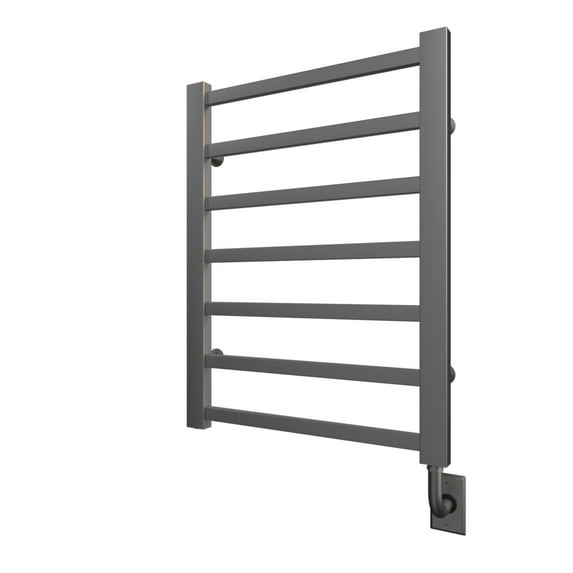 Ico Bath E702 Tuzio Milano 23-1/2"W X 31"H 110 V Plug-In Steel Towel Warmer - Nickel