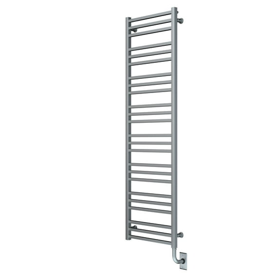 Ico Bath H370 Tuzio Avento 19-1/2"W X 64"H Hydronic Steel Towel Warmer - Nickel