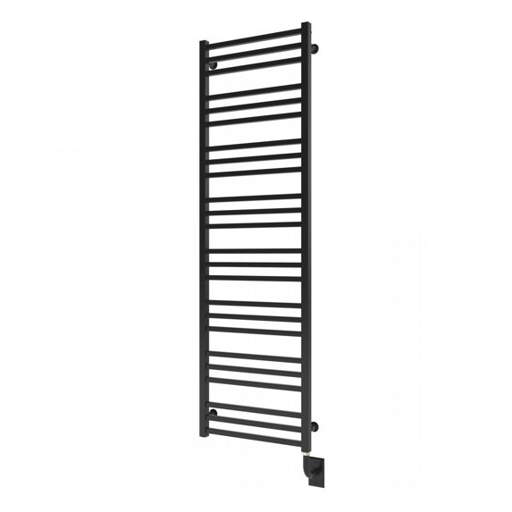 Ico Bath H3705 Tuzio Avento 19-1/2"W X 64"H Hydronic Steel Towel Warmer - Black