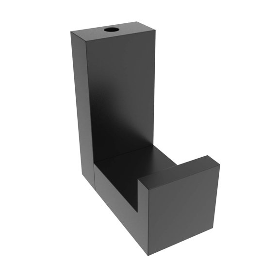 Ico Bath V124 Erupt Deep Single Robe Hook - Black