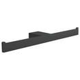 thumbnail image 1 of Ico Bath V304 Volkano Cinder Series Wall Mounted Dual Euro Toilet Paper Holder - Black, 1 of 4