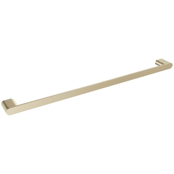 Open Box Ico Bath V415 Volkano Flow 24" Towel Bar - Brushed Gold Light