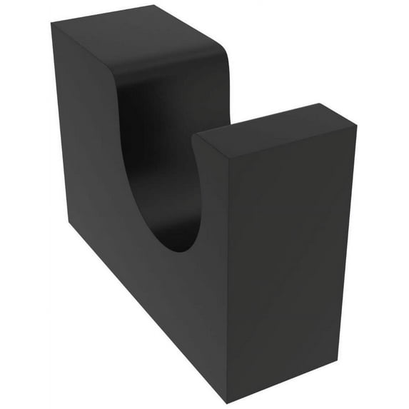 Ico Bath V523 Volkano Fire Single Robe Hook - Black