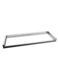 thumbnail image 1 of Ico Bath V576 Volkano Fire Series 15-3/4" Glass Bathroom Shelf - Nickel, 1 of 4