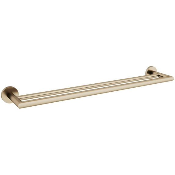Ico Bath V6318 Volkano Summit 24" Towel Bar - PVD Brushed Bronze