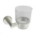 thumbnail image 1 of Ico Bath V6355 Volkano Summit Wall Mounted Glass Tumbler - Nickel, 1 of 1