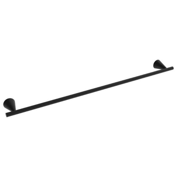 Ico Bath V65165 Volkano Cone 30" Towel Bar - Black