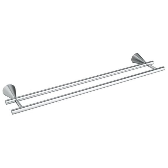 Ico Bath V65183 Volkano Cone 24" Towel Bar - Chrome