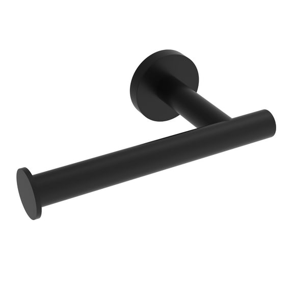 Ico Bath V6702 Lava Euro Wall Mounted Toilet Paper Holder - Black