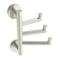 thumbnail image 1 of Ico Bath V67274 Lava Triple Robe Hook - Nickel, 1 of 4