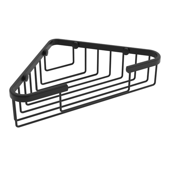 Ico Bath V9317 Volkano Corner Shower Basket - Black