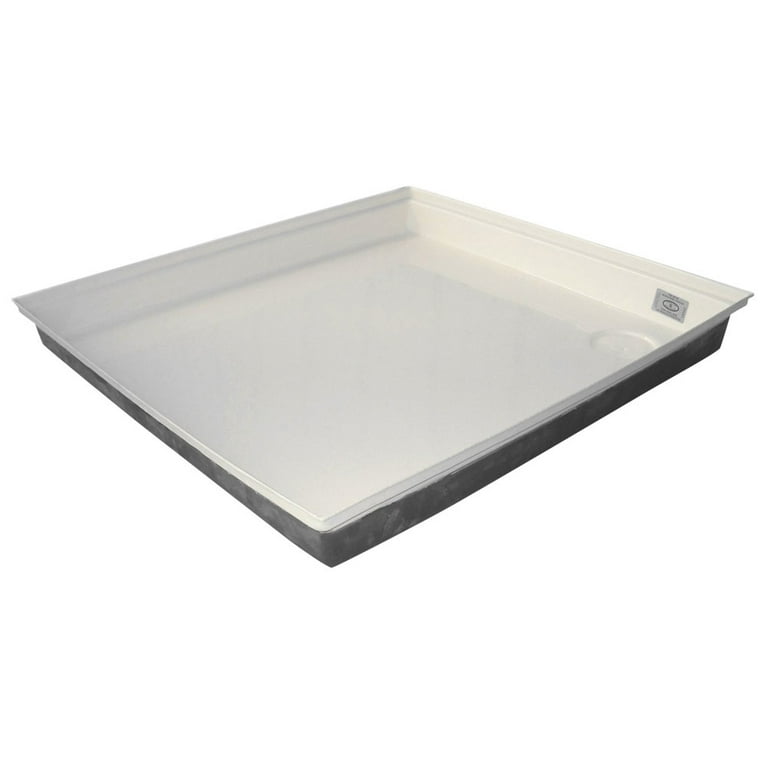 ICON 27 in. x 24 in. x 4 in. Polar White Shower Pan ICON 27 in. x 24 in. x 4 in. Polar White Shower Pan