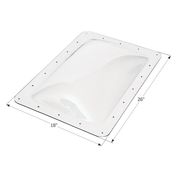 Icon 01820 RV Skylight SL1422 - 14" x 22" x 4", Clear