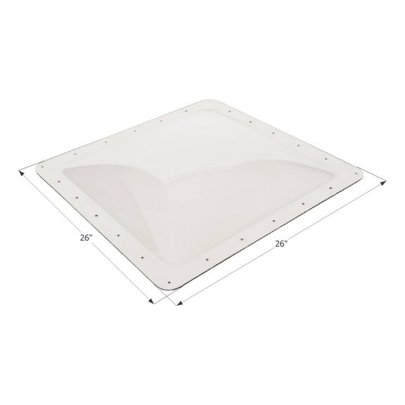 Icon 01856 RV Skylight SL2222 - 22" x 22" x 4", Clear