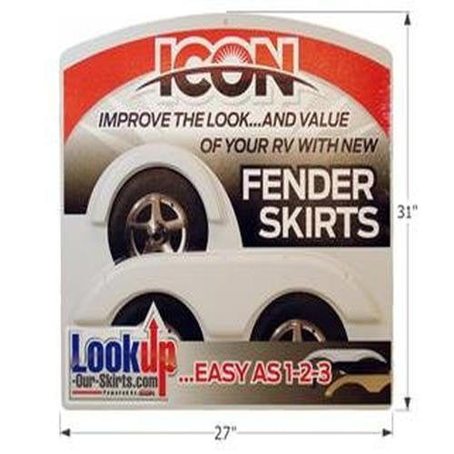 Icon 12063P Fender Skirt Sign