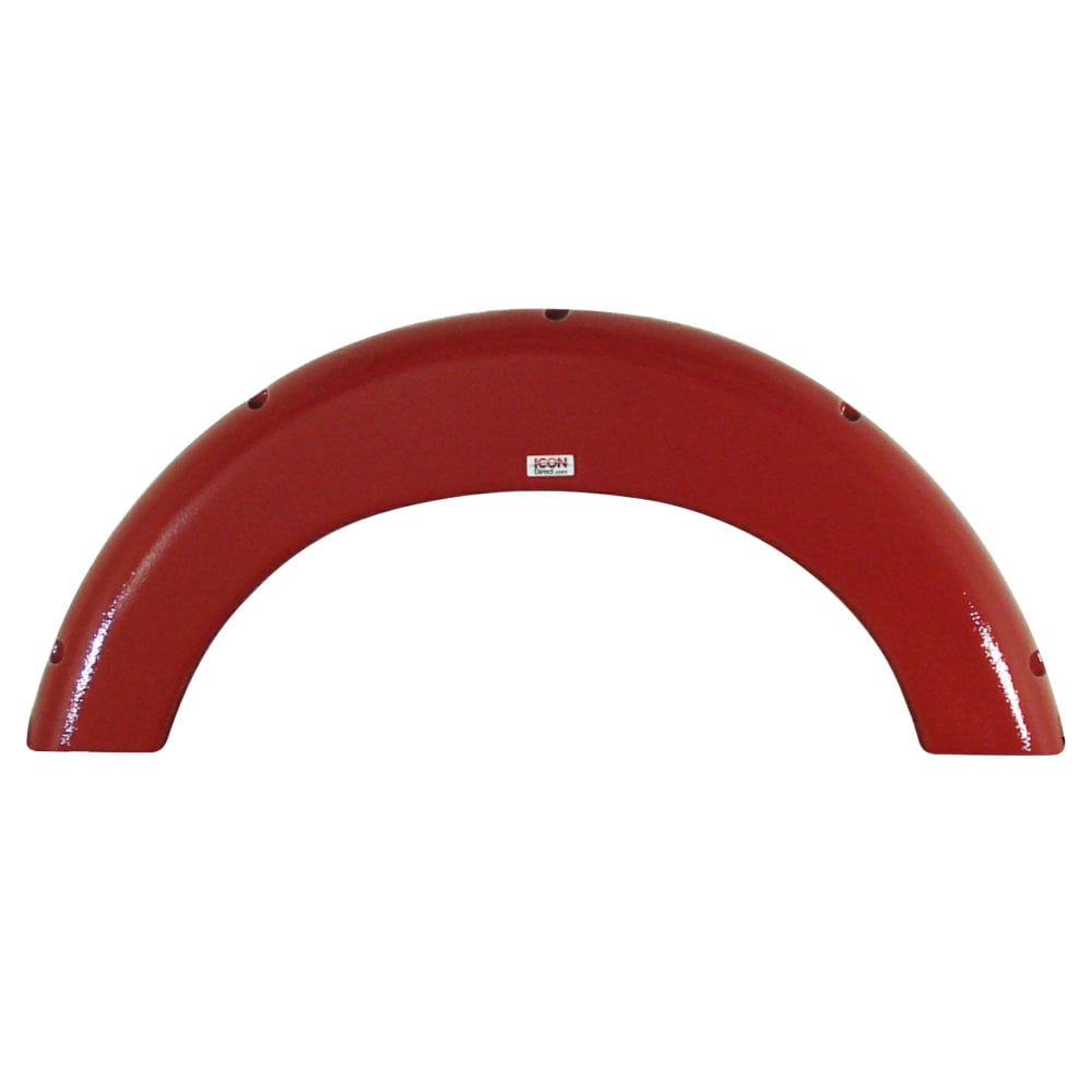 Icon 12355 Single Fender Skirt for T@B FS2355 - Red