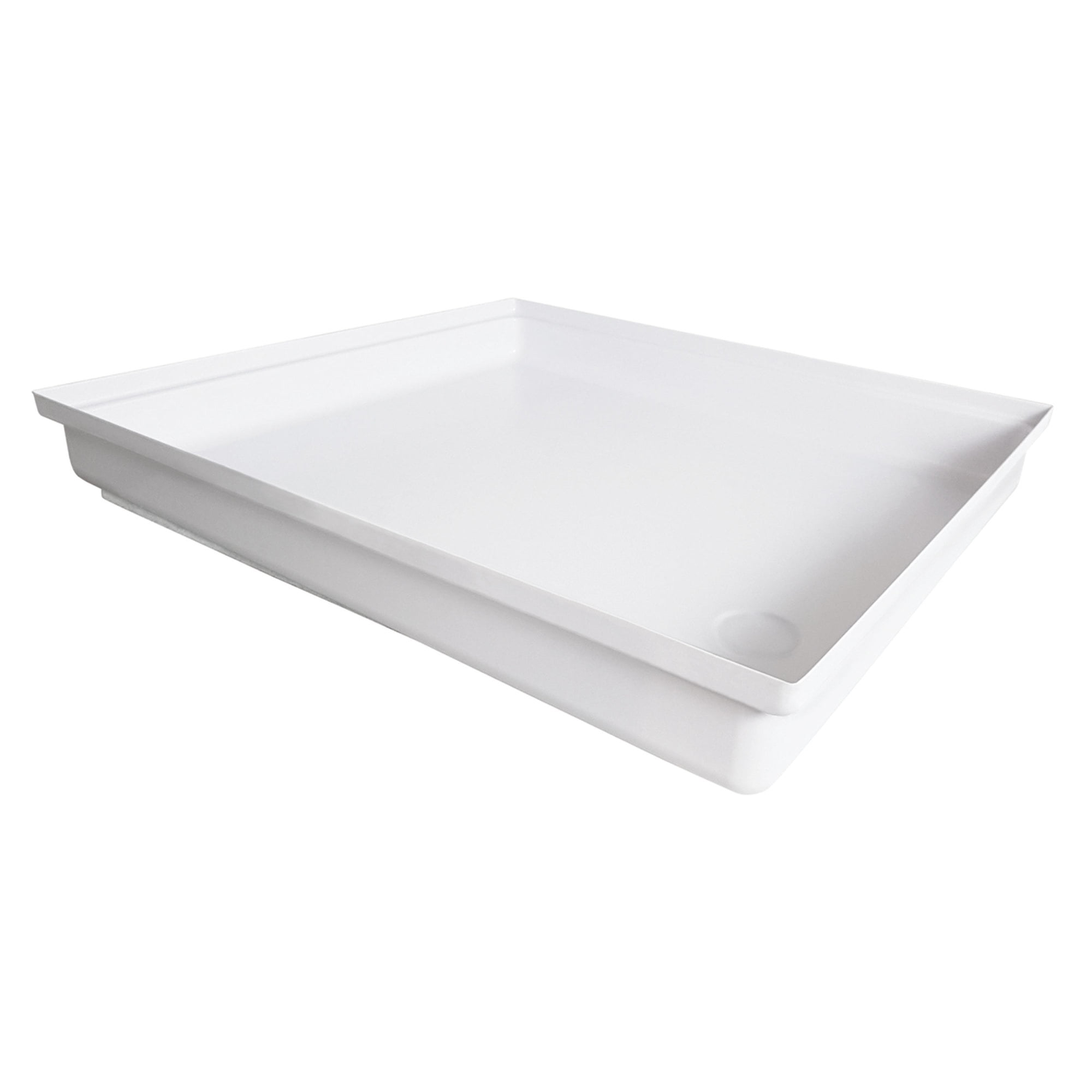 Polar White Rectangular ABS Shower Pan with Drain